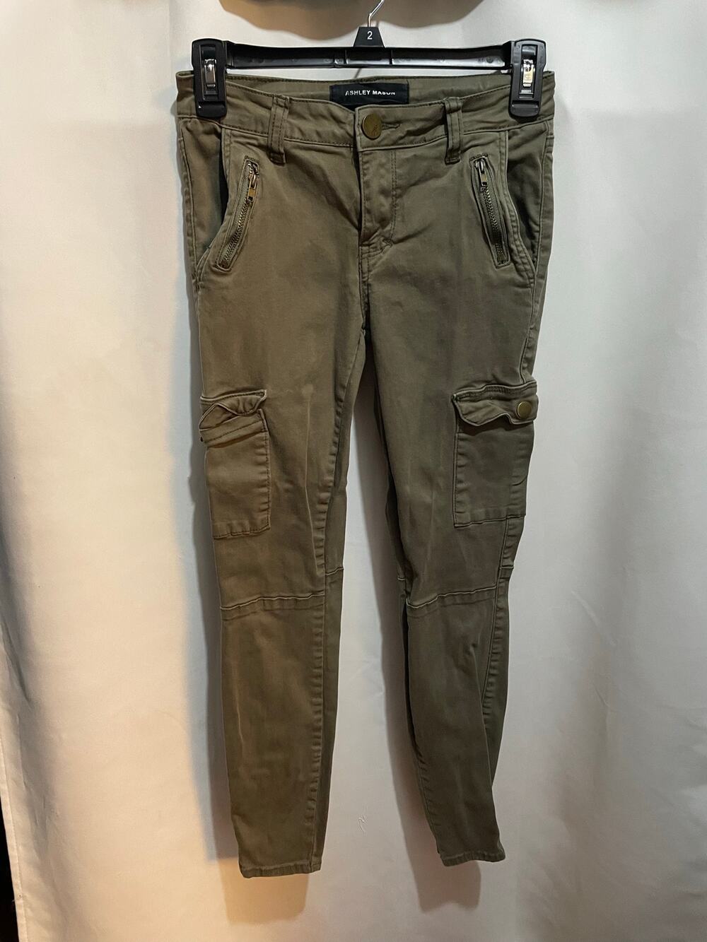 Ashley mason olive green cargo pants 5/27